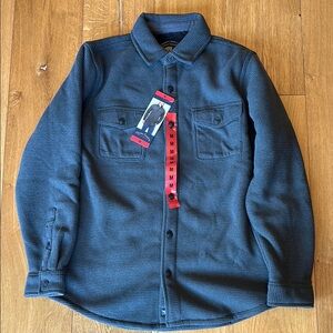 Men's Blue Button-Up Shirt